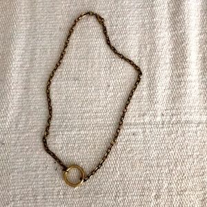 Rebekah Vinyard Hammered Halo necklace